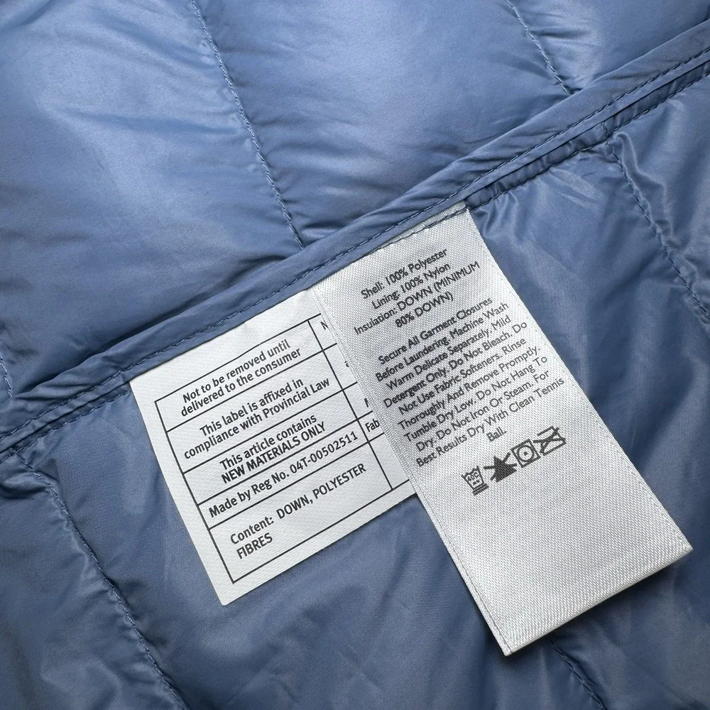 Eddie Bauer Down EB650 Jacket Women's XS‎ Puffer Packable Warm Silver Gray